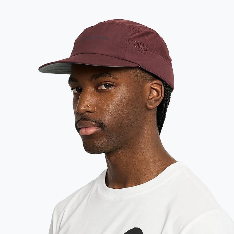 Ciele Athletics GOCap Comp Bars dark wine red baseball cap 5