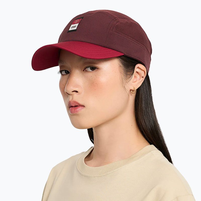 Ciele Athletics GOCap SC Comp Ccube dark wine red baseball cap 6