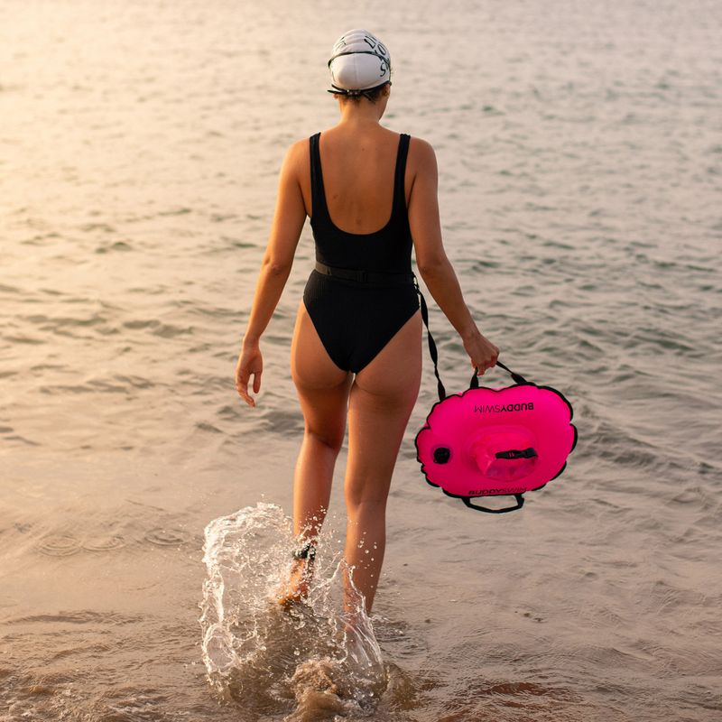 Safety buoy BuddySwim Hydrastation 10 l pink 6