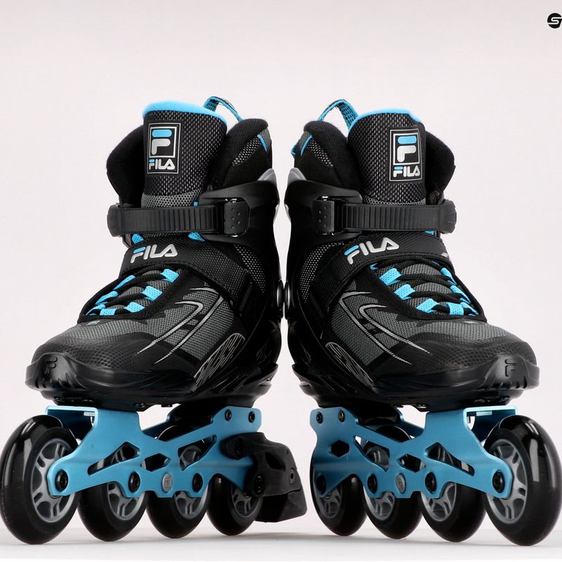 Women's rollerblades FILA Legacy Pro 80 Lady black/blue 9