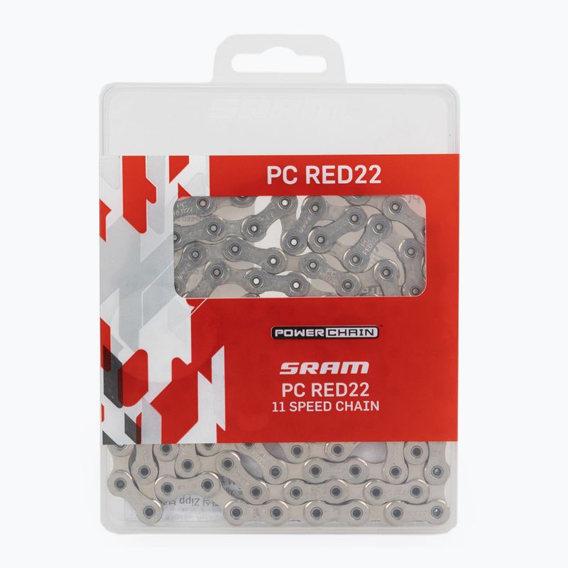 SRAM CN bicycle chain PCRED22 114LI W/ PWR.LCK 11S 1 grey 00.2518.005.003