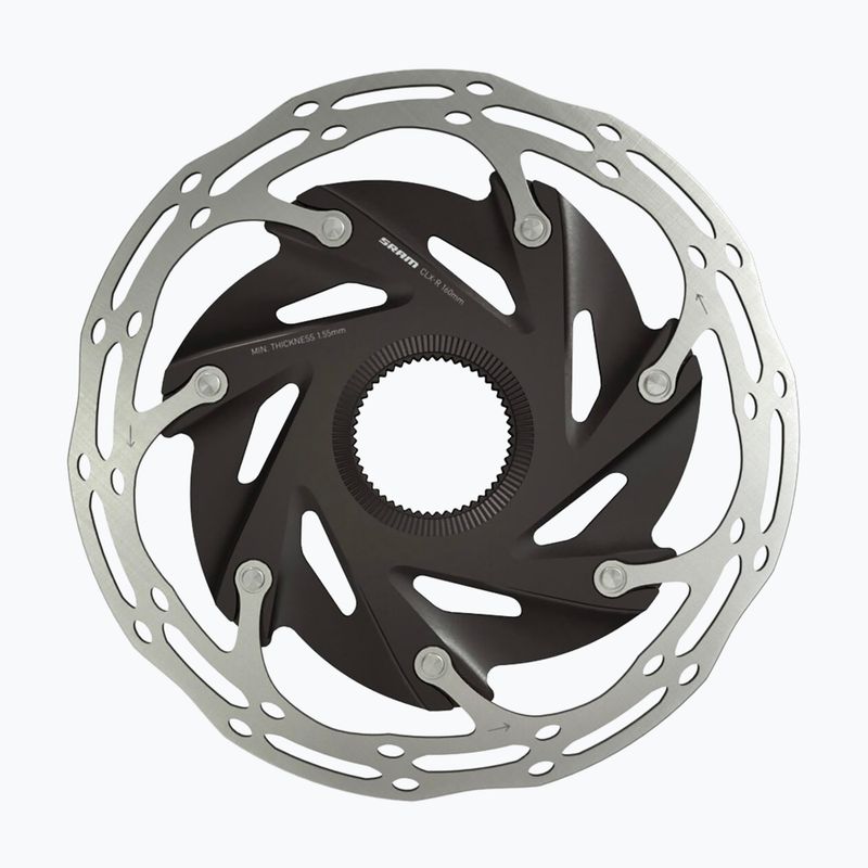 SRAM Rotor CNTRLN XR 2P CL Rounded black/silver brake disc 00.5018.122.003