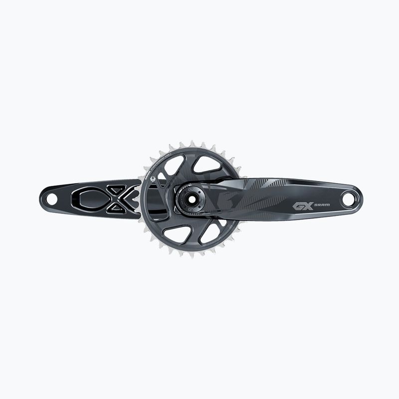 Crank mechanism 1x12 SRAM Am Fc Gx Eagle Dub 175 Lunar 3 black 00.6118.602.012