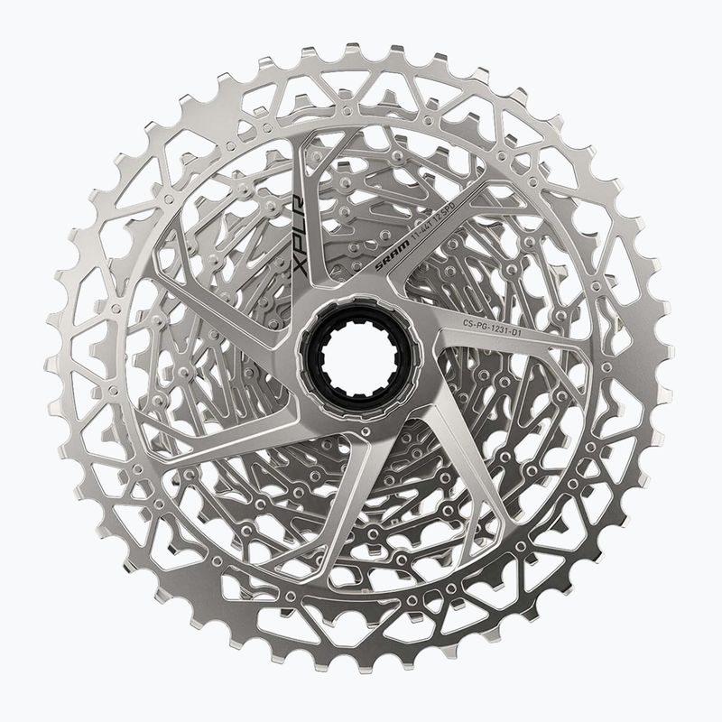 SRAM AM CS PG 1231 D1 XPLR 12rz 11-44T silver bicycle cassette 2