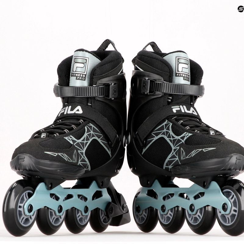 Men's rollerblades FILA Legacy Pro 84 black/grey 8