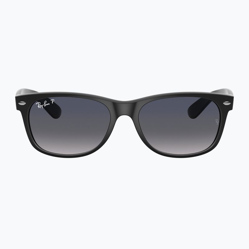 Sunglasses Ray-Ban New Wayfarer Classic black matte/blue gradient 2