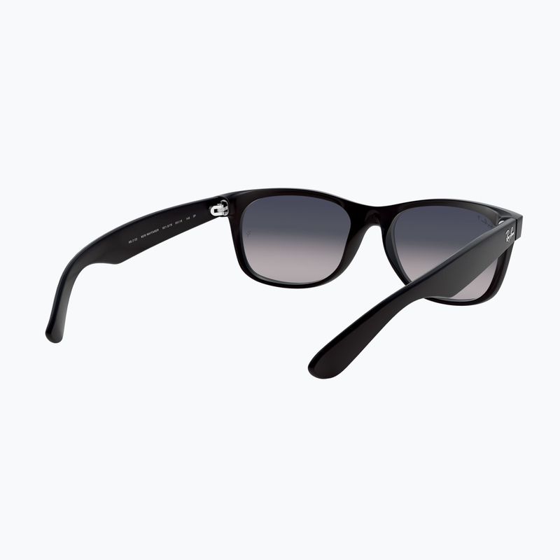 Sunglasses Ray-Ban New Wayfarer Classic black matte/blue gradient 6