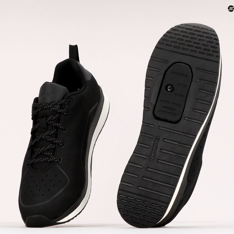 Shimano CT500 men's platform cycling shoes Black ESHCT5PG420SL00 10