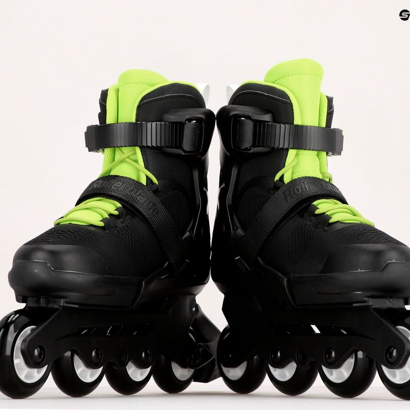 Rollerblade Microblade children's roller skates black/green 07221900 T83 11