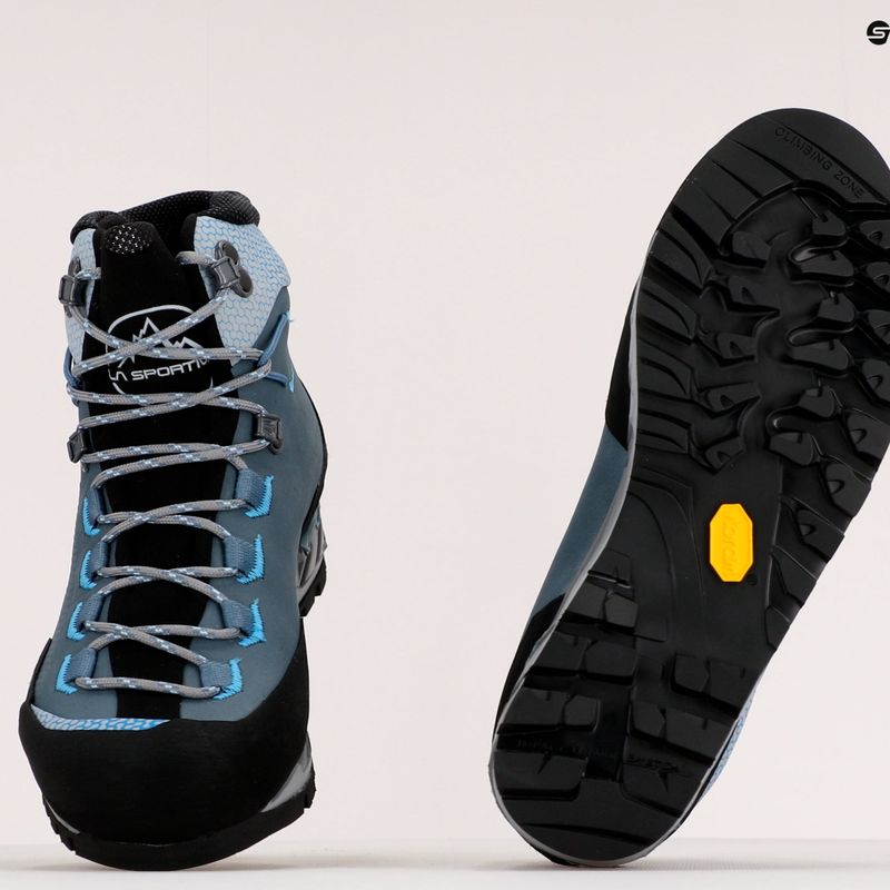 La Sportiva women's high altitude boot Trango Tech Leather GTX blue 21T903624 9