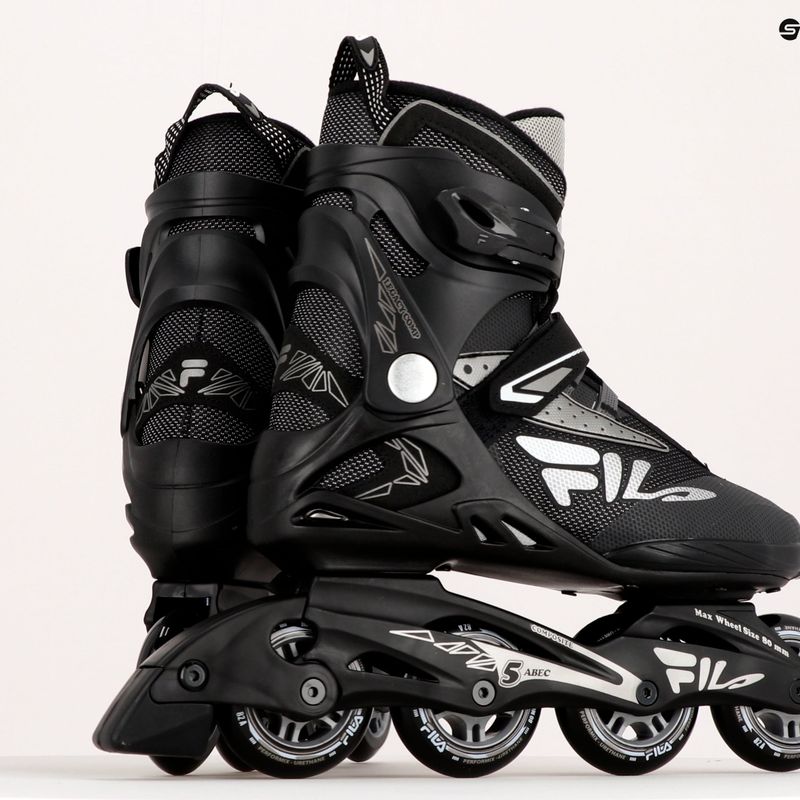 Men's rollerblades FILA Legacy Comp black/grey 9