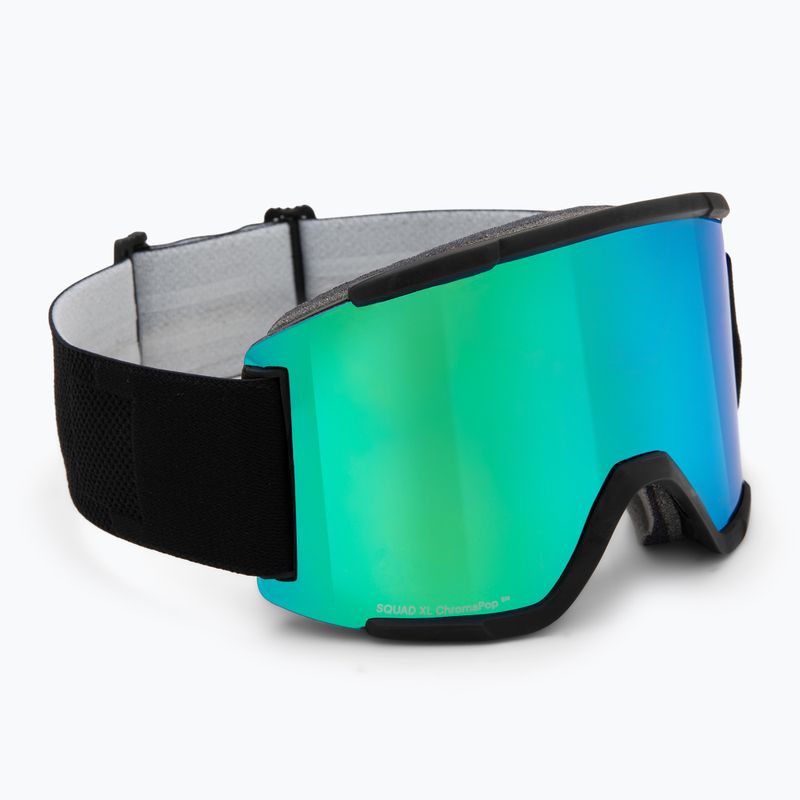 Ski goggles Smith Squad XL black/chrp sun green mirror/chrp storm rose flash