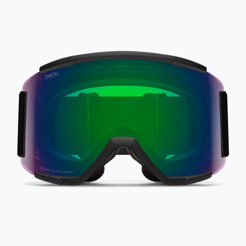 Ski goggles Smith Squad XL black/chrpeverydaygreenmirror/ chrpstormroseflash 2