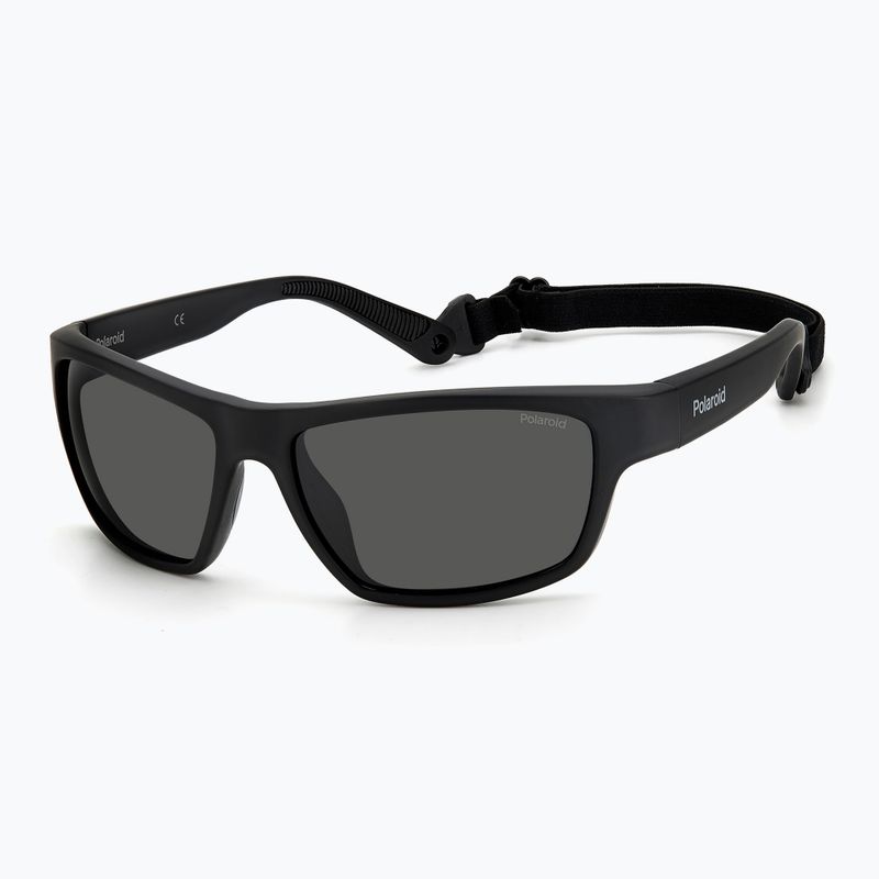 Polaroid PLD 7037/S matte black/grey polarised sunglasses 2