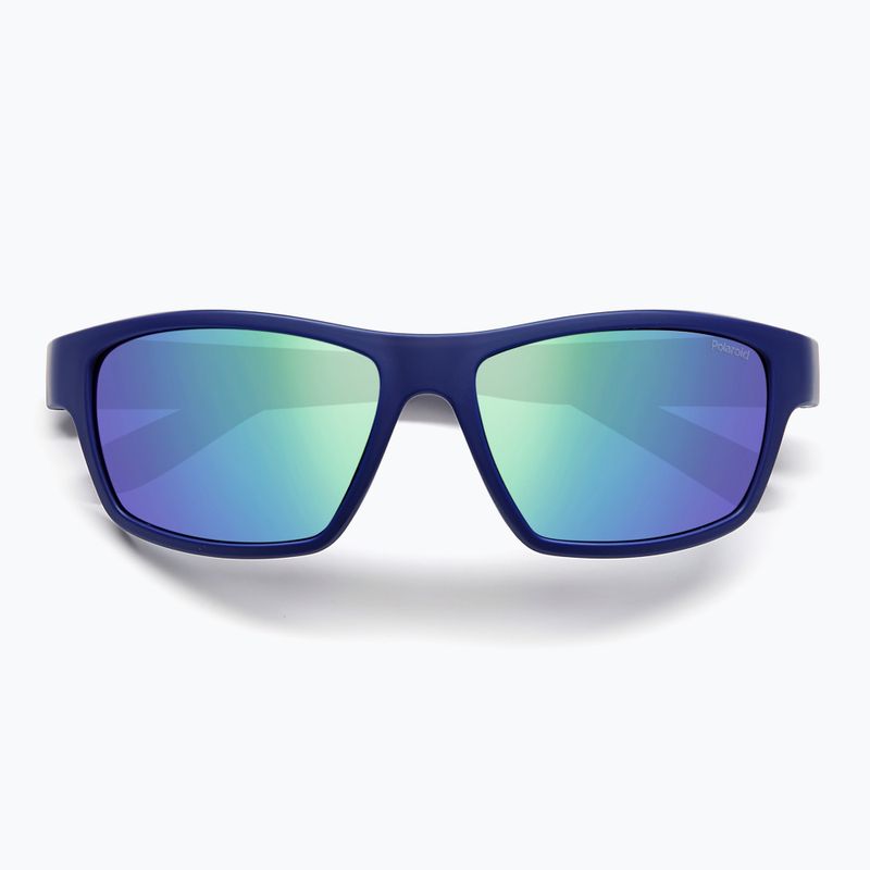 Polaroid PLD 7037/S matt blue/greygreen mirror polarised sunglasses 4