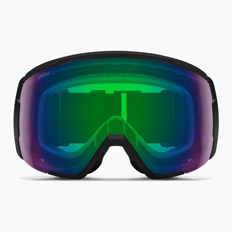 Smith Proxy black/chromapop everyday green mirror ski goggles 2