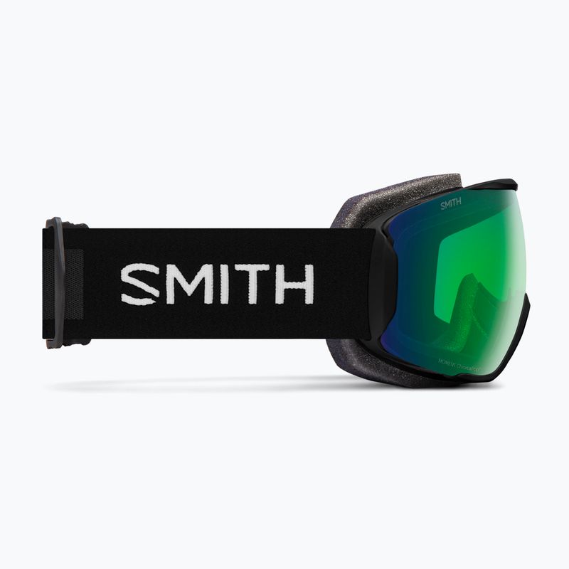 Smith Moment black/chromapop everyday green mirror ski goggles 4