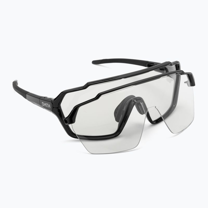 Smith Shift MAG black/chromapop photochromic clear to gray sunglasses