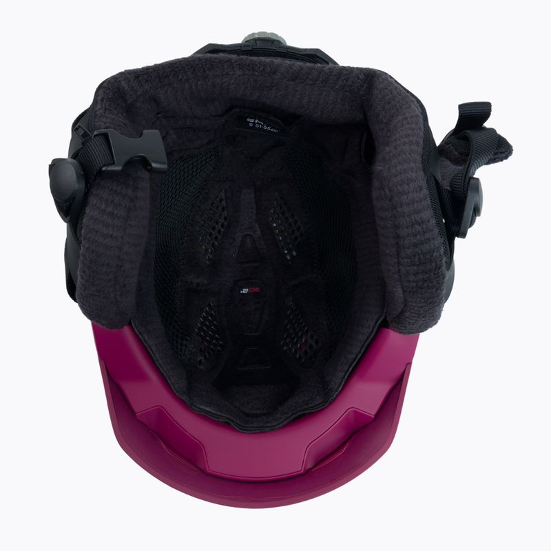 Women's ski helmet Smith Liberty Mips maroon E0063009C5155 5