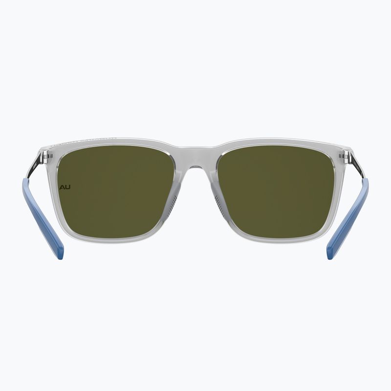 Under Armour Reliance crystal grey/blue multilayer men's sunglasses 4