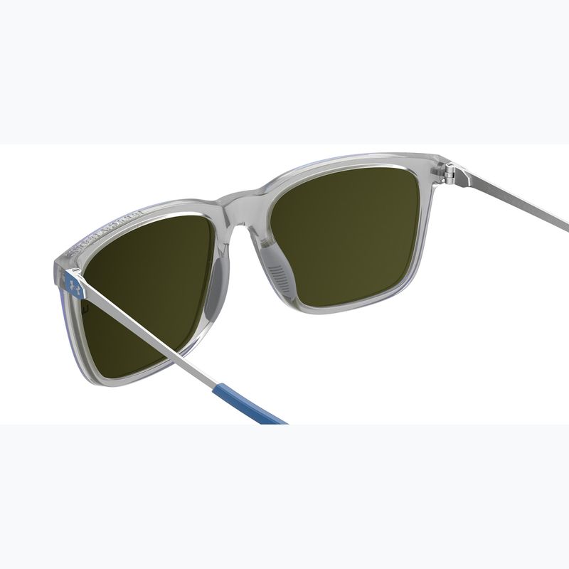 Under Armour Reliance crystal grey/blue multilayer men's sunglasses 6