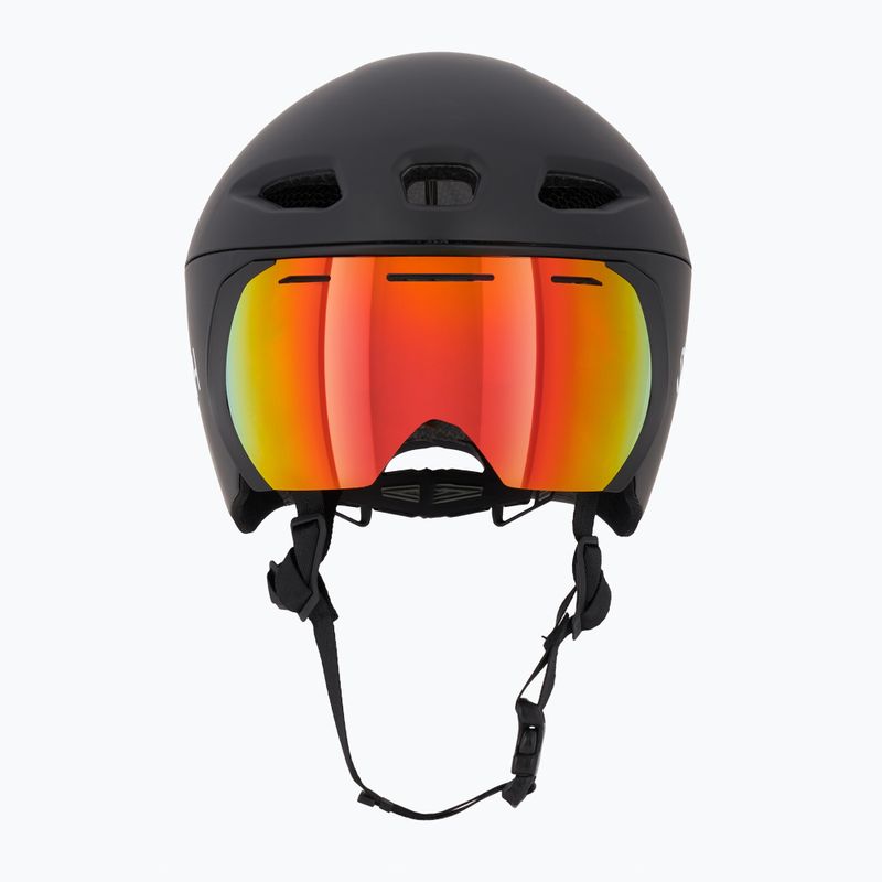 Smith Jetstream TT matte black/chromapop red mirror/clear bike helmet 2