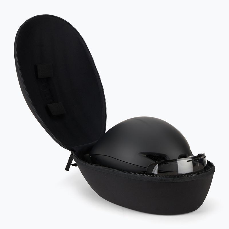 Smith Jetstream TT matte black/chromapop red mirror/clear bike helmet 10