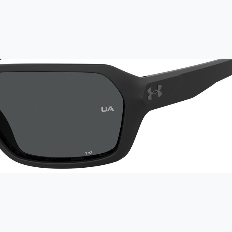 Under Armour Recon matte black/grey oleophobic men's sunglasses 7