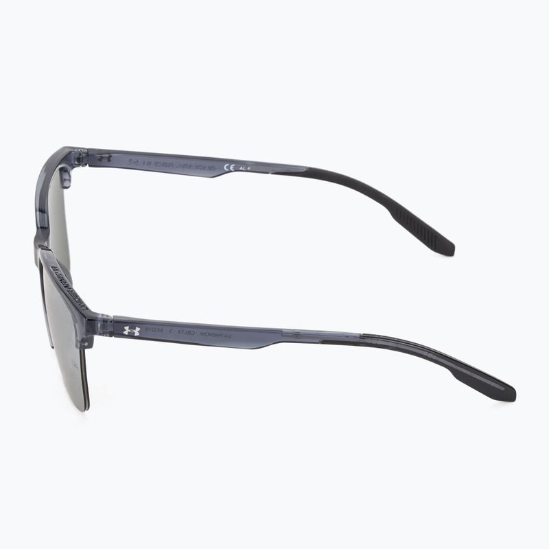 Under Armour Phenom grey/silver mirror men's sunglasses 4