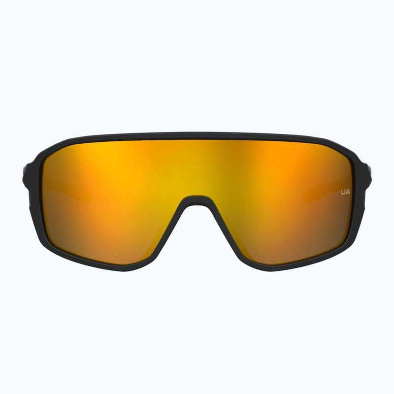 Men's Under Armour Gameday/G S3 matte black/orange multilayer oleophobic sunglasses 3