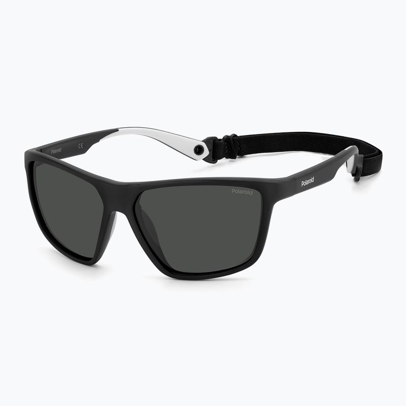 Polaroid PLD 7040/S black grey/grey polarised men's sunglasses 2