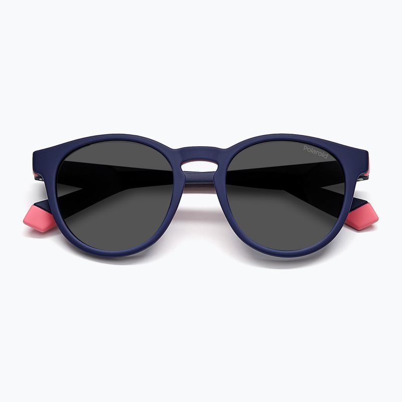 Polaroid PLD 8048/S blue pink/grey polarised children's sunglasses 4