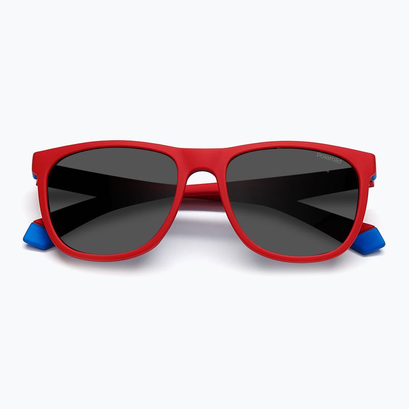 Polaroid PLD 8049/S red blue/grey polarised children's sunglasses 4