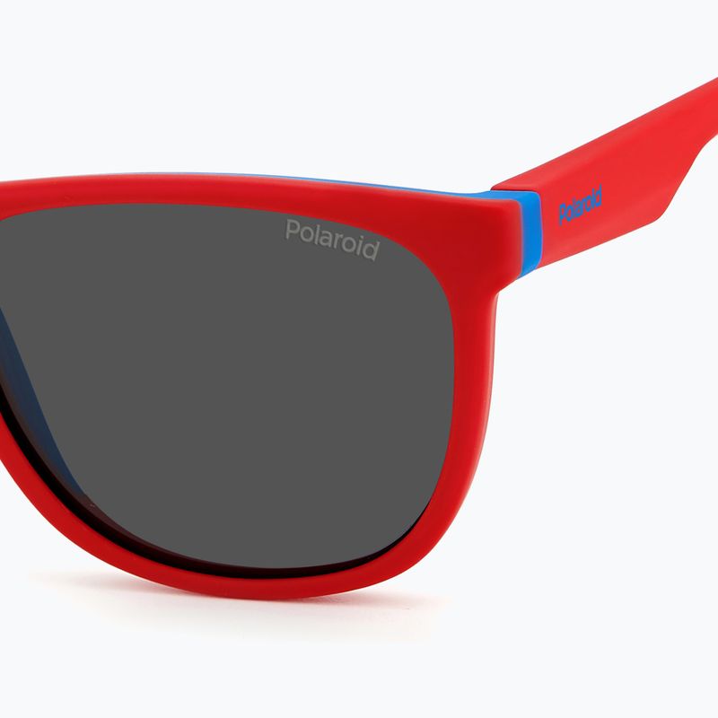 Polaroid PLD 8049/S red blue/grey polarised children's sunglasses 5