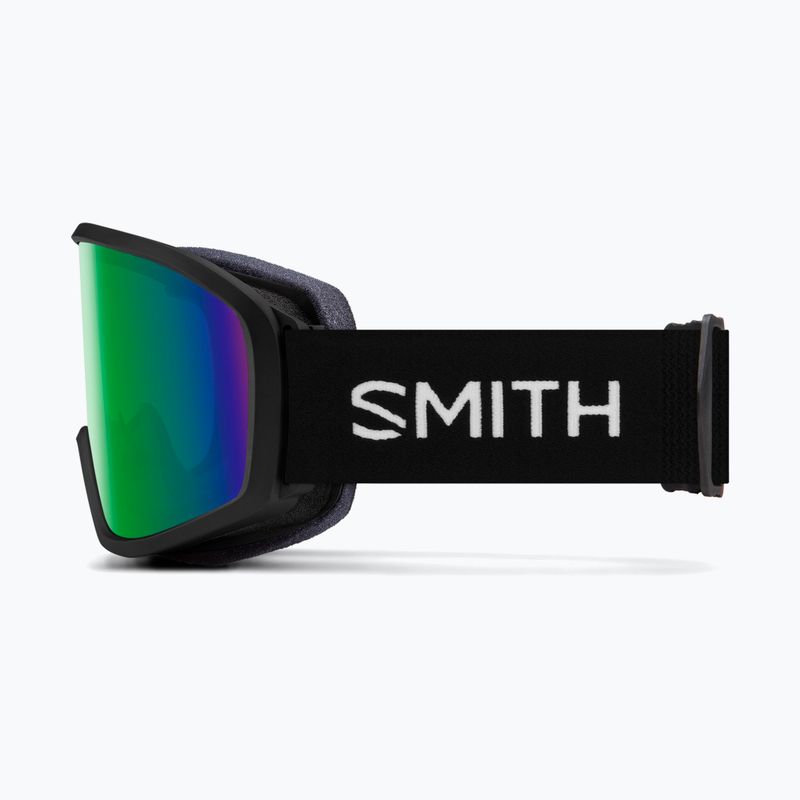 Ski goggles Smith Reason OTG black/green sol-x mirror 3