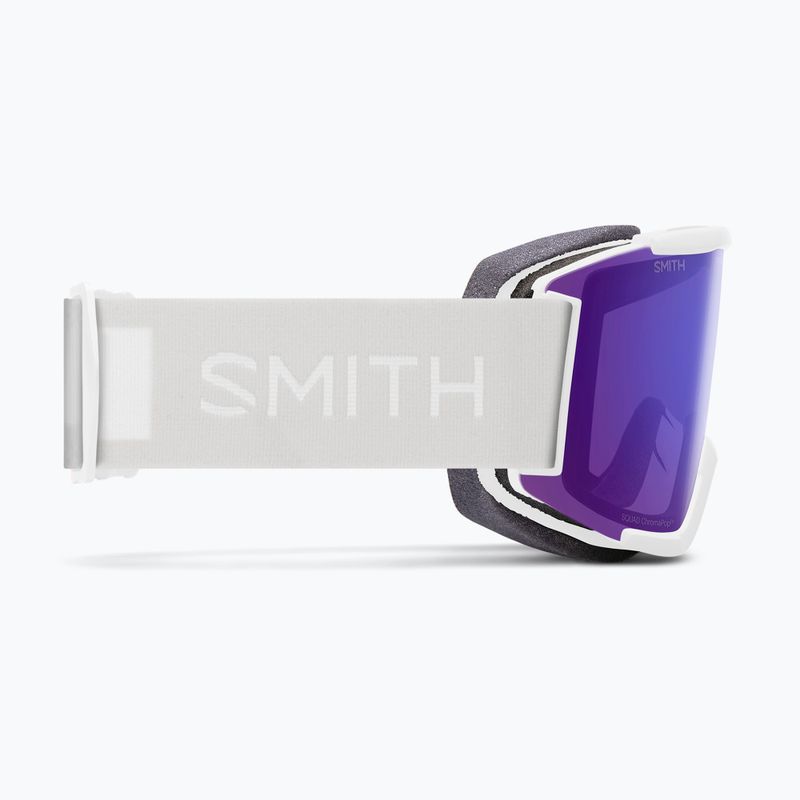 Ski goggles Smith Squad white vapor/chromapop everyday violet mirror/clear 3