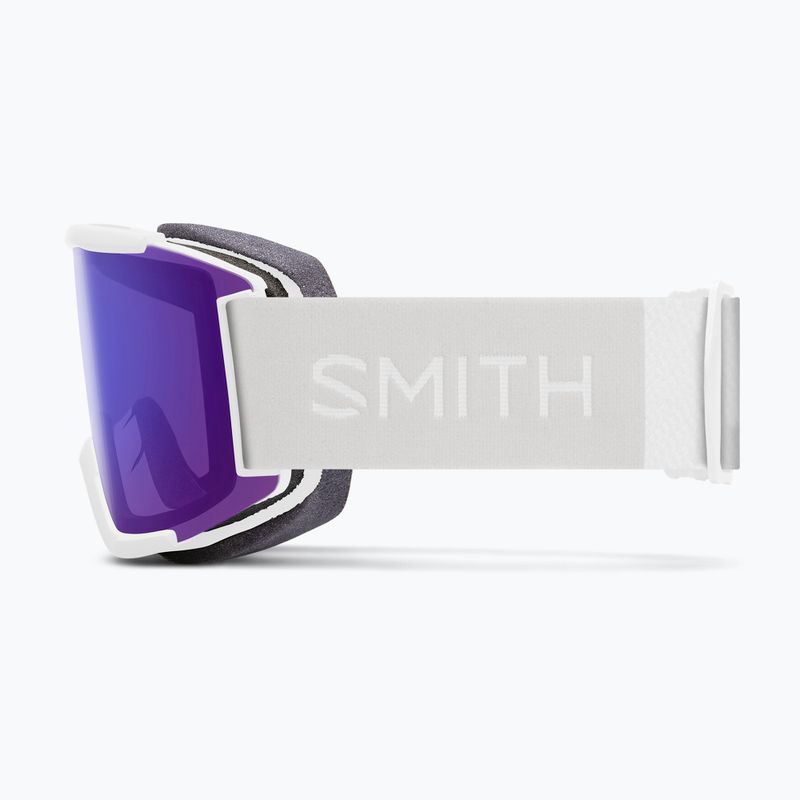 Ski goggles Smith Squad white vapor/chromapop everyday violet mirror/clear 4
