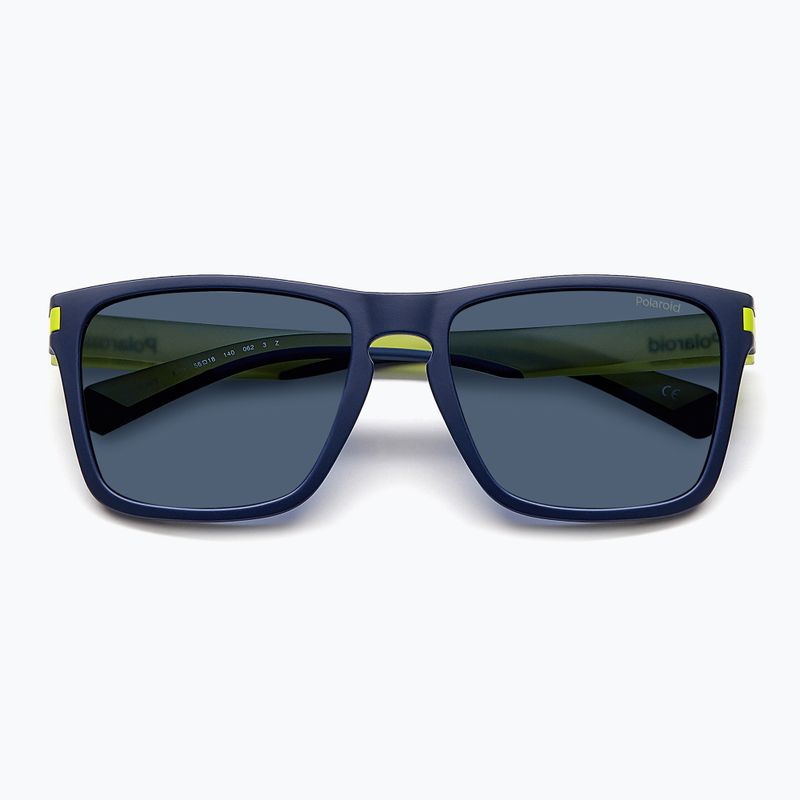 Polaroid PLD 2139/S matte blue/blue polarised sunglasses 4