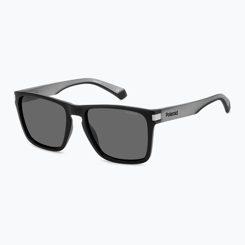 Polaroid PLD 2139/S matte black grey/grey polarised sunglasses 2