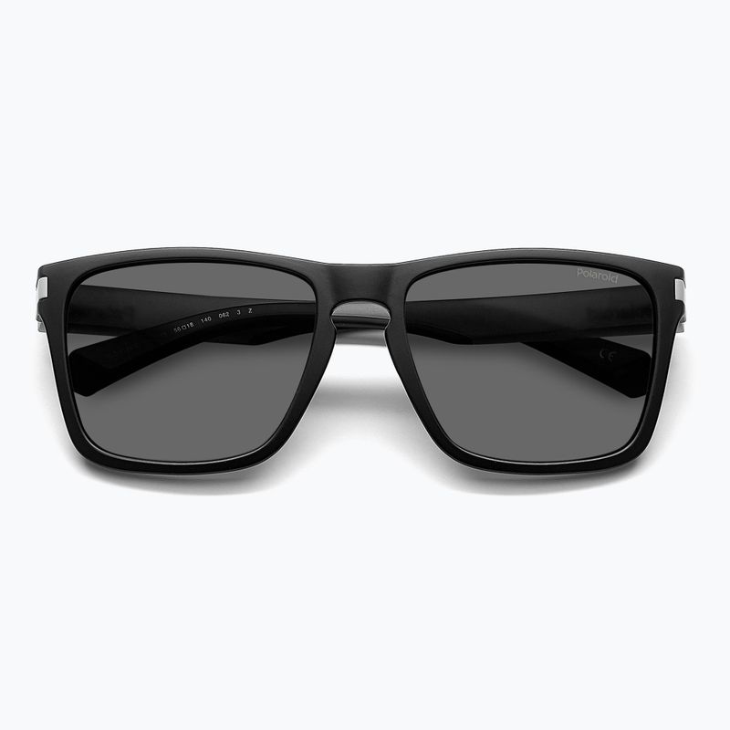 Polaroid PLD 2139/S matte black grey/grey polarised sunglasses 4