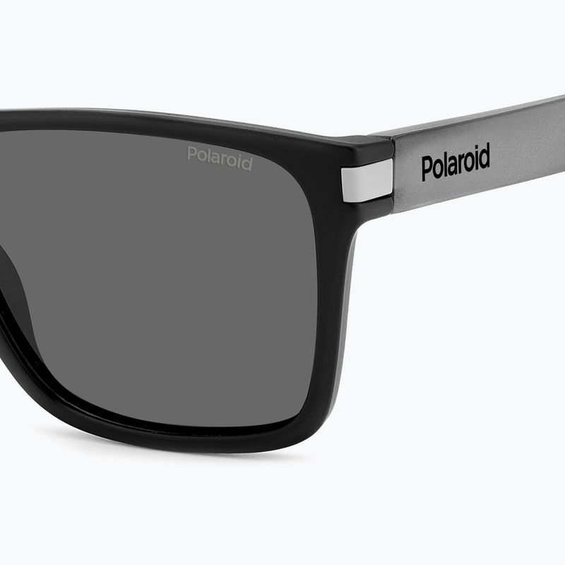 Polaroid PLD 2139/S matte black grey/grey polarised sunglasses 5