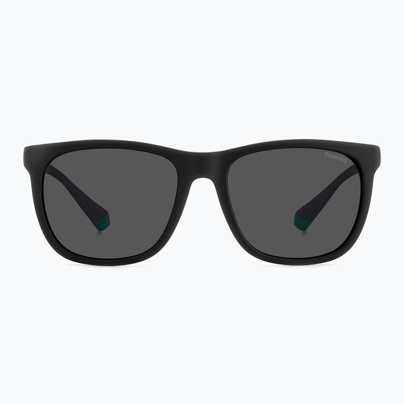 Polaroid PLD 2140/S matte black green/grey polarised sunglasses 2