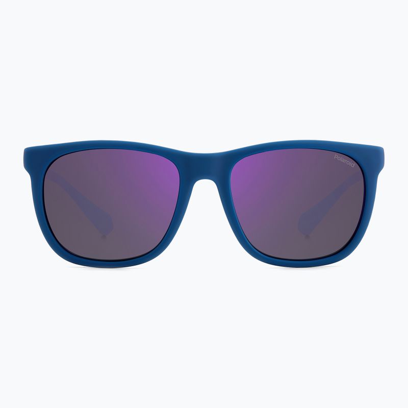 Polaroid PLD 2140/S matte blue violet/violet mirror polarised sunglasses 2