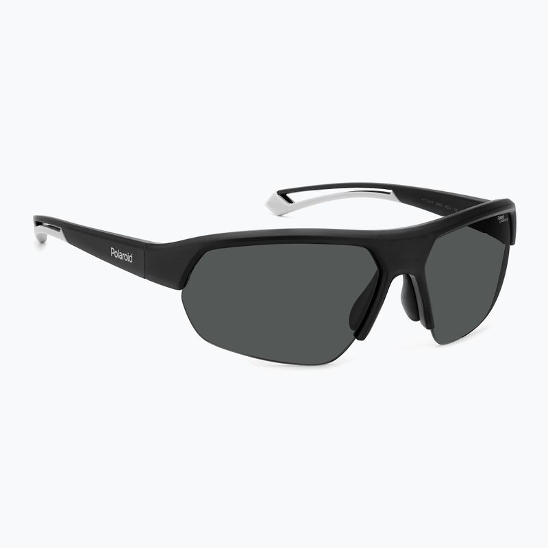 Polaroid PLD 7048/S matte black/grey polarized high contrast sunglasses