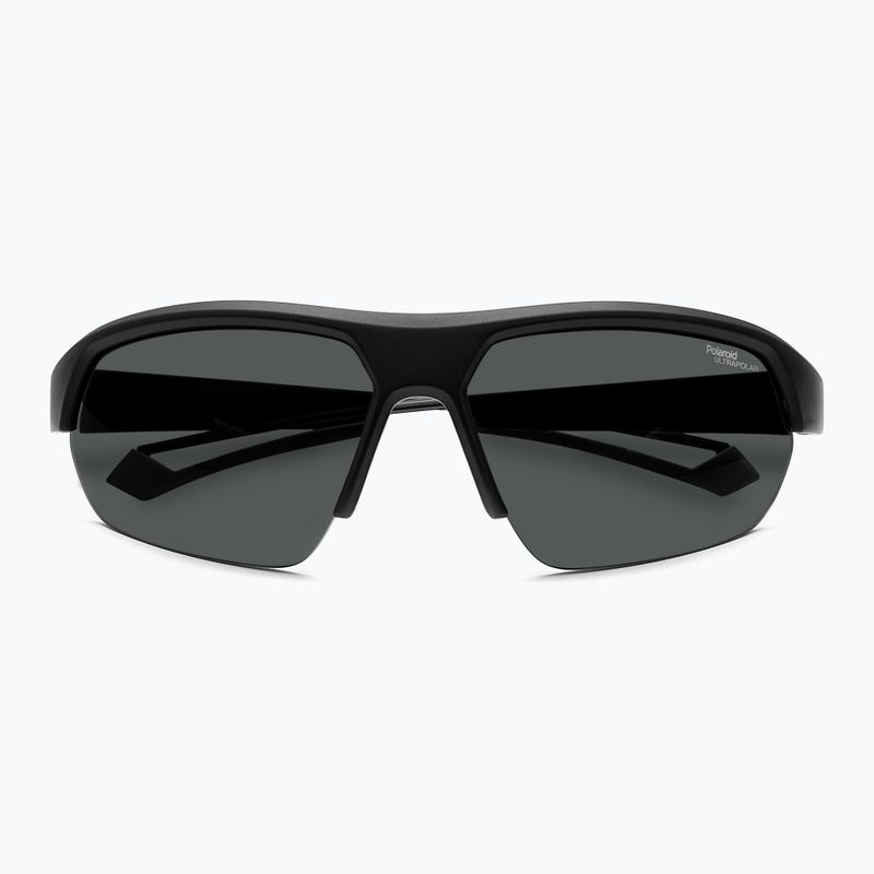 Polaroid PLD 7048/S matte black/grey polarized high contrast sunglasses 3