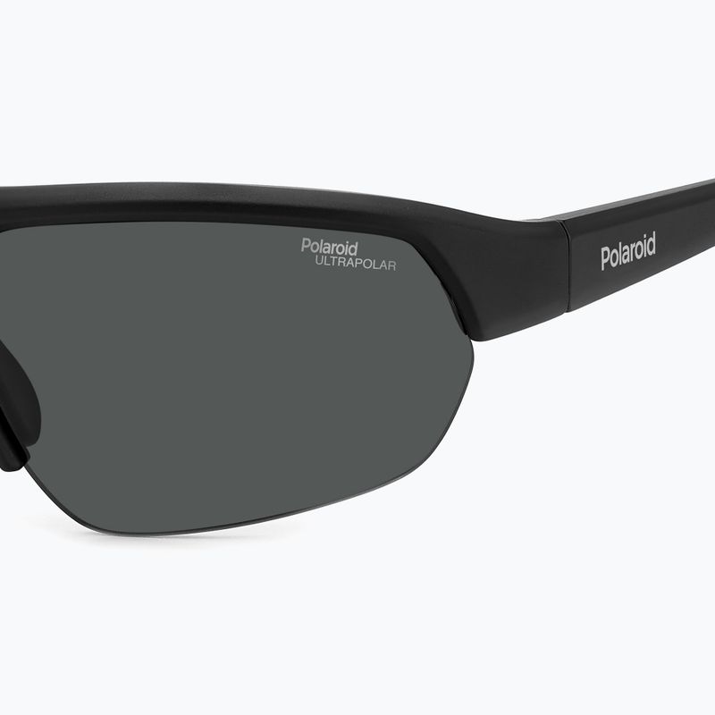 Polaroid PLD 7048/S matte black/grey polarized high contrast sunglasses 4