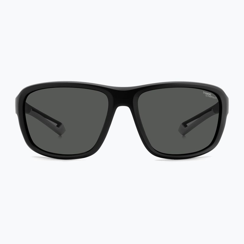 Polaroid PLD 7049/S matte black/grey polarized high contrast sunglasses 3