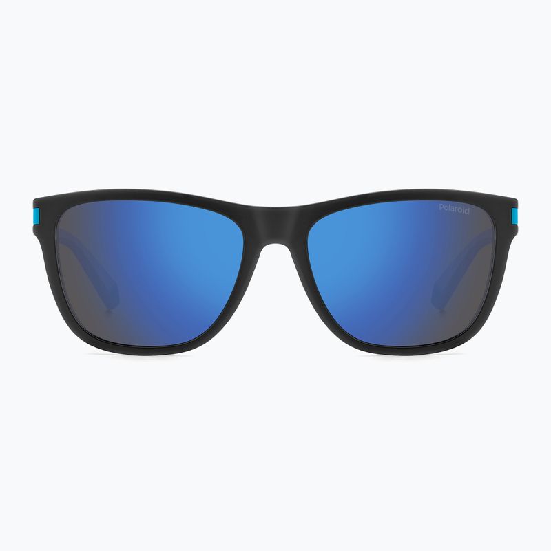 Polaroid PLD 2138/S matte black blue/blue mirror polarised sunglasses 3
