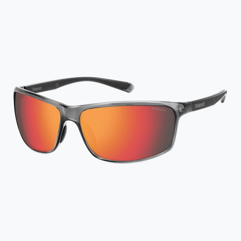 Polaroid PLD 7036/S grey/red multilayer polarised sunglasses 2