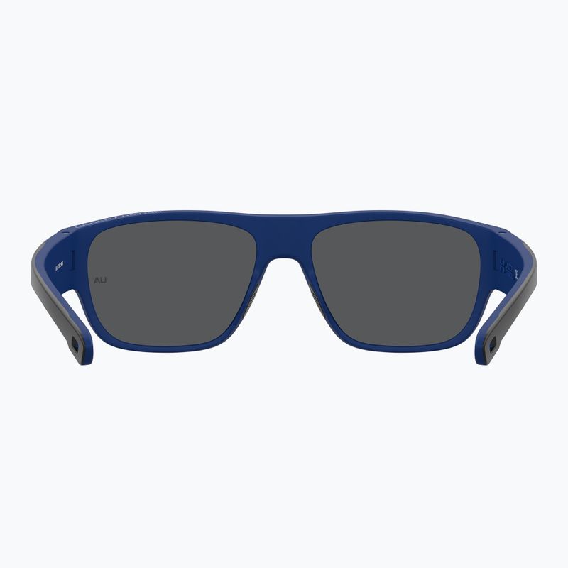Men's Under Armour Scorcher matte black blue/blu sky mirror sunglasses 4